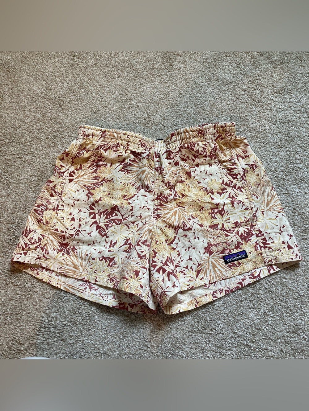 Patagonia Baggies Canyon Hike Big Rosehip Size XS